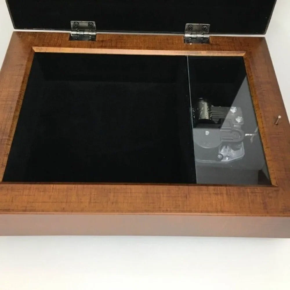 Sanyo Wood Photo Frame Jewelry Music Box